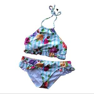 Gianni Bini floral bikini set S M